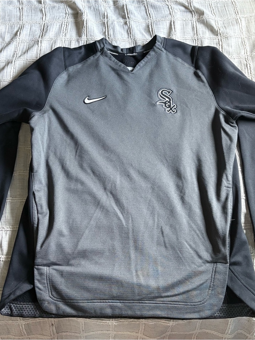 Nike Black Dri-FIT Baseball Pullover Sweatshirt